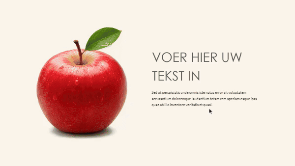Demonstratie van de Gigaweb webbuilder